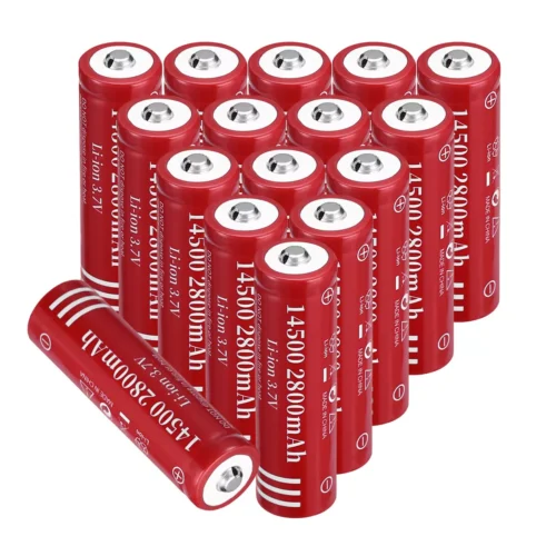 1 16Pack EBL 14500 Battery 2800mAh Lithium Li-ion