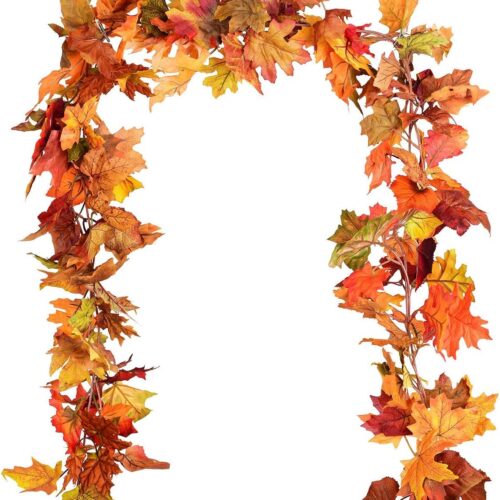 2 Pack Fall Garland Maple Leaf