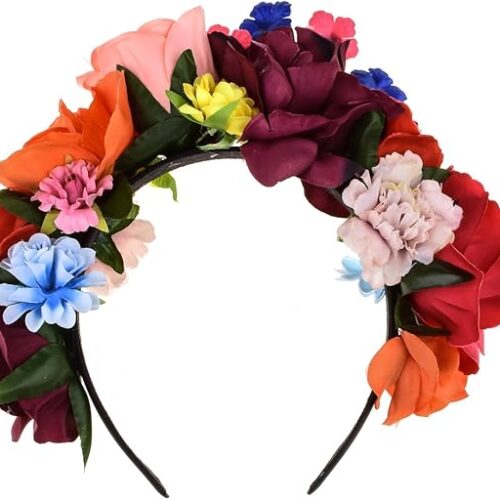 Mexican Flower Crown Headband Party Costume