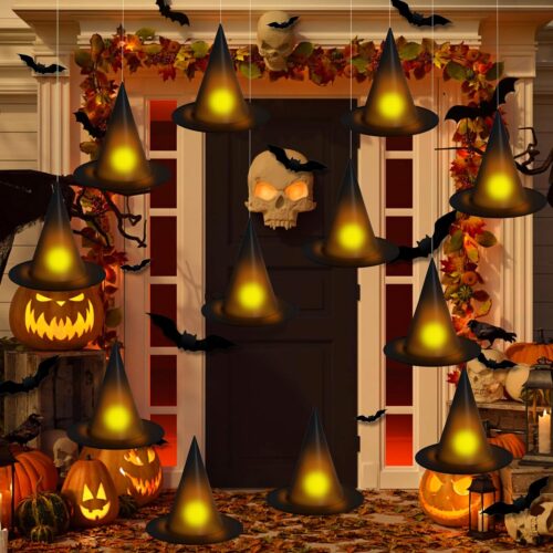 Halloween Hanging Witch Hats Decoration