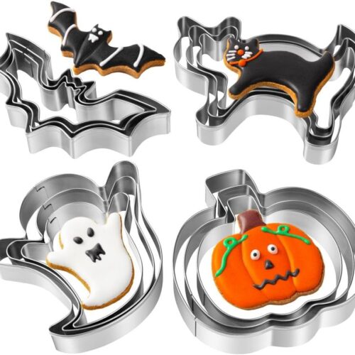 1 - Copy - Copy - Copy - Copy - Copy - Copy - Copy - Copy - Copy - Copy - Copy - Copy - Copy - Copy - Copy Halloween Cookie Cutters Shape,Pumpkin, Ghost, Bat and Cat Cookie Cutter Shapes