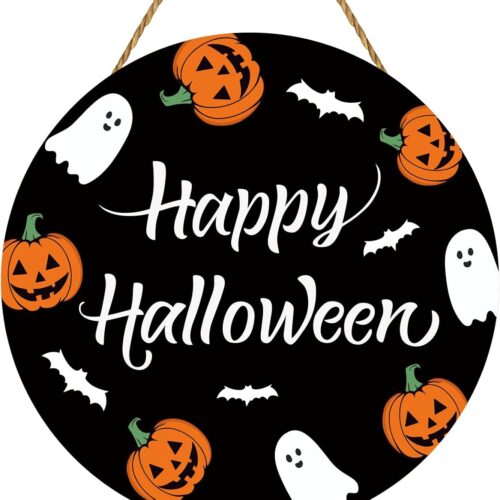 Halloween Door Wreath Halloween Door Hanger