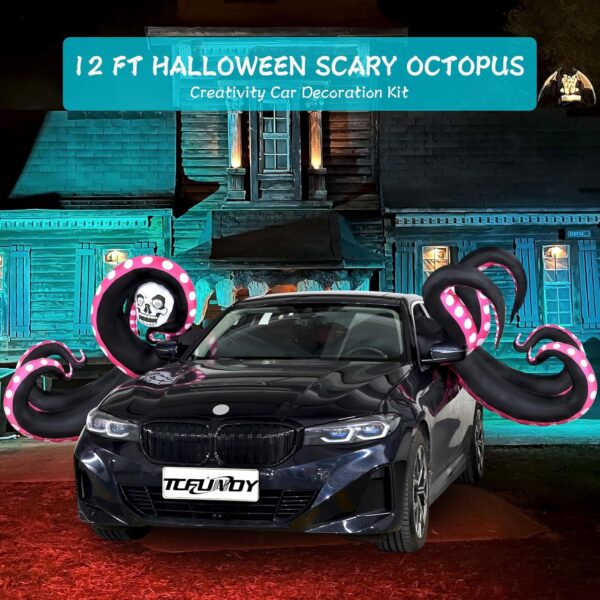 12 FT Halloween Inflatable Octopus Tentacles Outdoor 4
