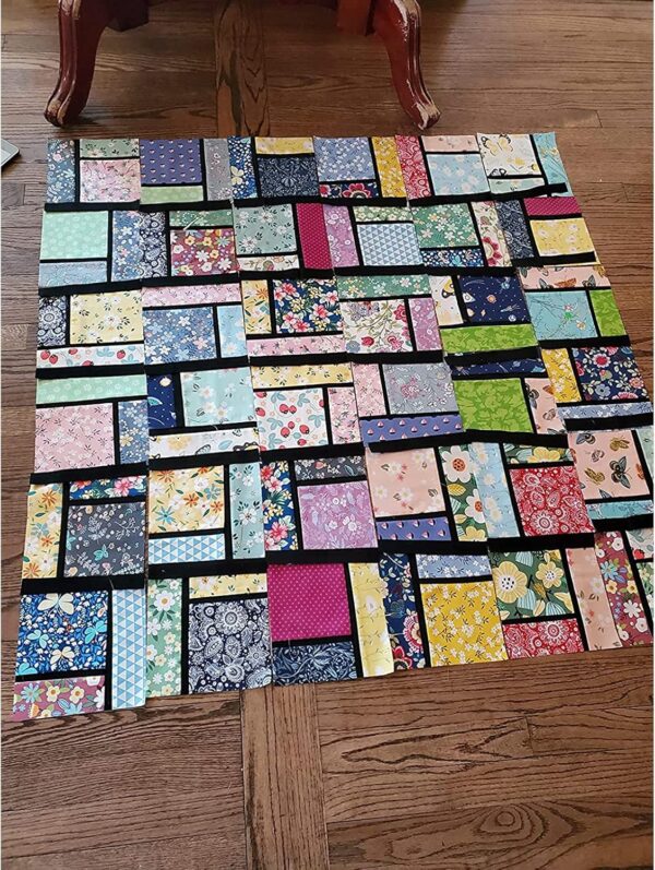 50PCS 10 x 10 inch Floral 100% Cotton Fat Quarters Fabric 4