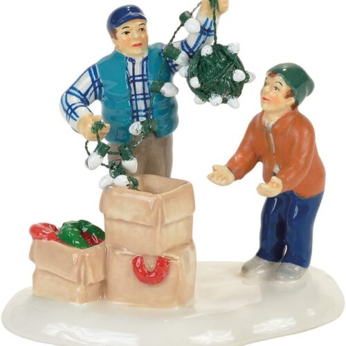 56 Snow Christmas Vacation Clark and Rusty Figurine