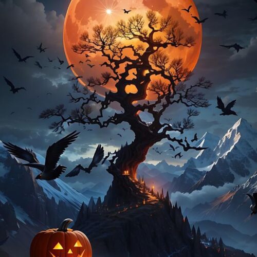 5D Halloween Diamond Art Kits for Beginners