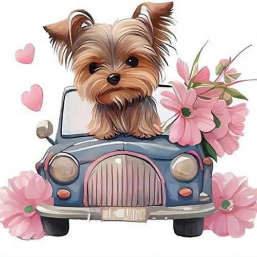 61NQ6-biV9L._AC_SL1010_ Dog Diamond Painting Kits for Adults, Truck Dog