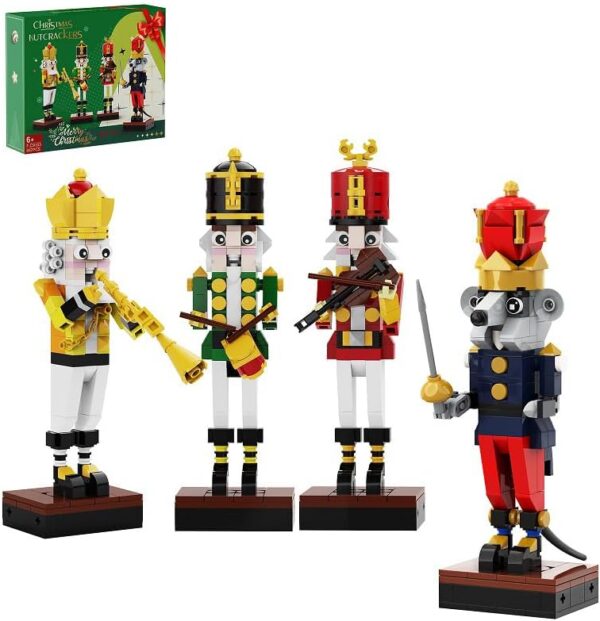 Christmas Nutcracker Building Kits, Xmas Nutcracker King and Soldier 1