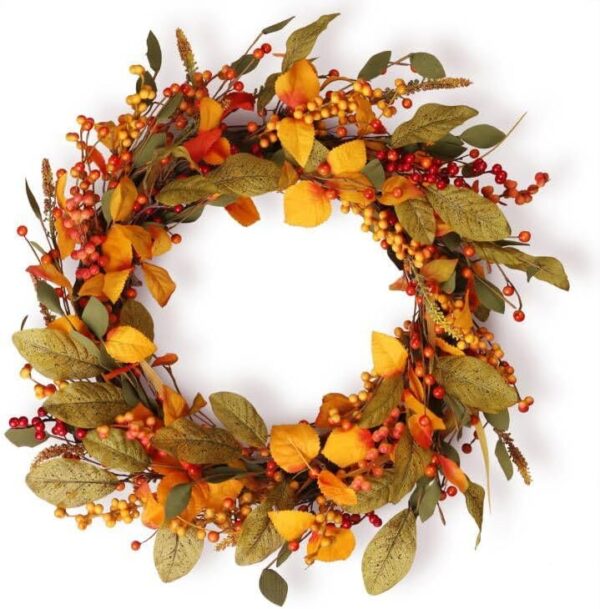20'' Fall Wreaths for Front Door 1