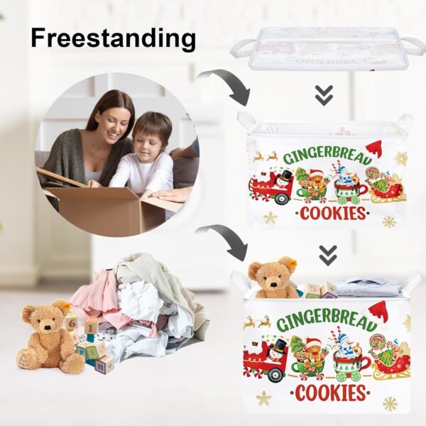 Large Cookie Gingerbread Christmas Gift Basket 3