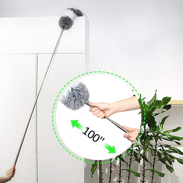 icrofiber Feather Duster with Extendable Pole 2