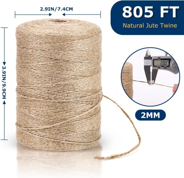 805FT Natural Jute Twine String 3