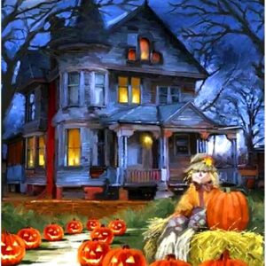 Full Round Drill 5D Halloween Diamond Art Painting Kits for Adults