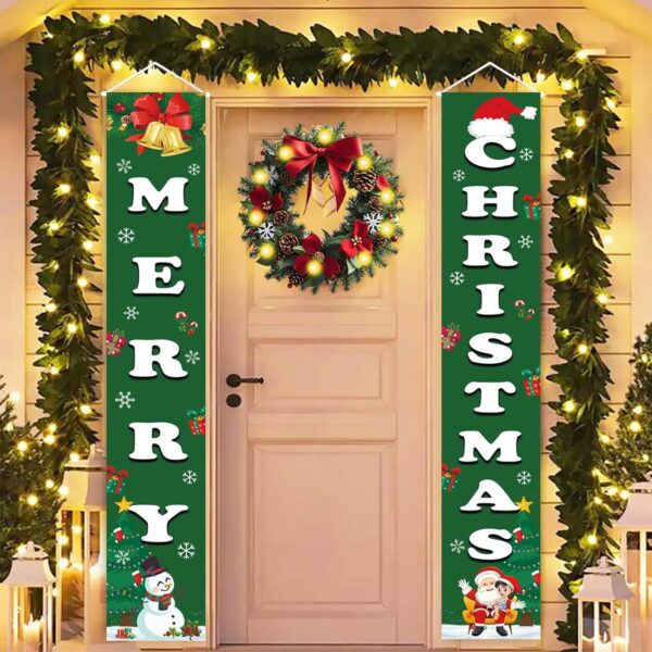 Christmas Decorations Merry Christmas Banner Outdoor Indoor 1