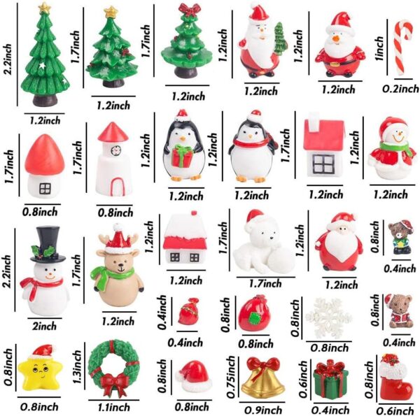 38 PCS Fairy Garden Christmas Accessories 2