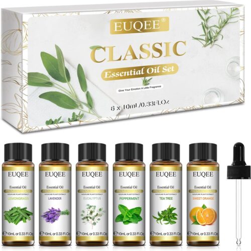 Classic Essential Oil Set of 6 Pure Essential Oil
