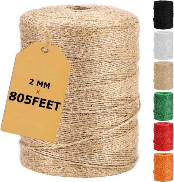 805FT Natural Jute Twine String 1