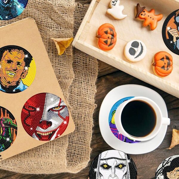 Halloween Diamond Art Coasters 3