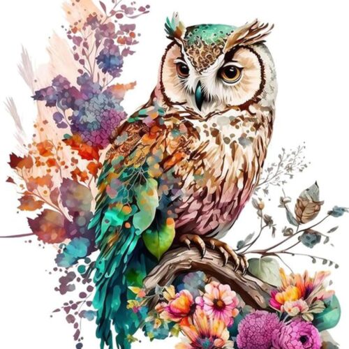Owl Diamond Painting Kits for Adults - 5D Diamond Art