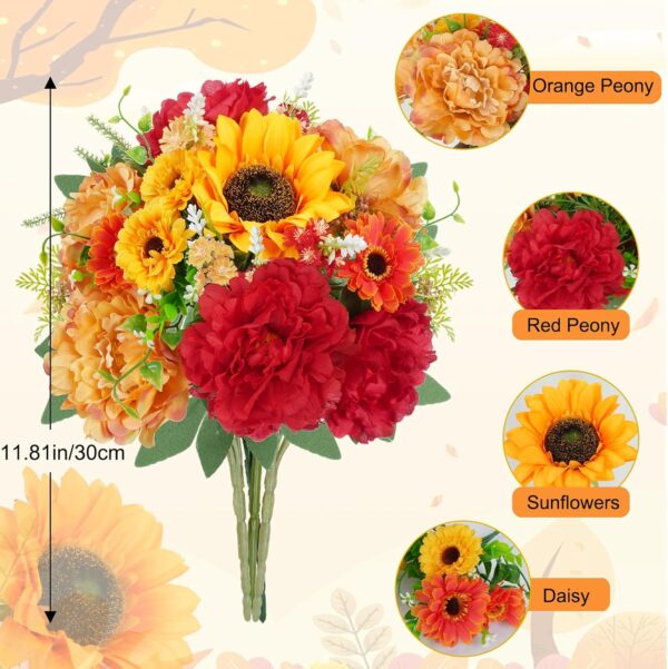 4PCS Christmas Flowers 2