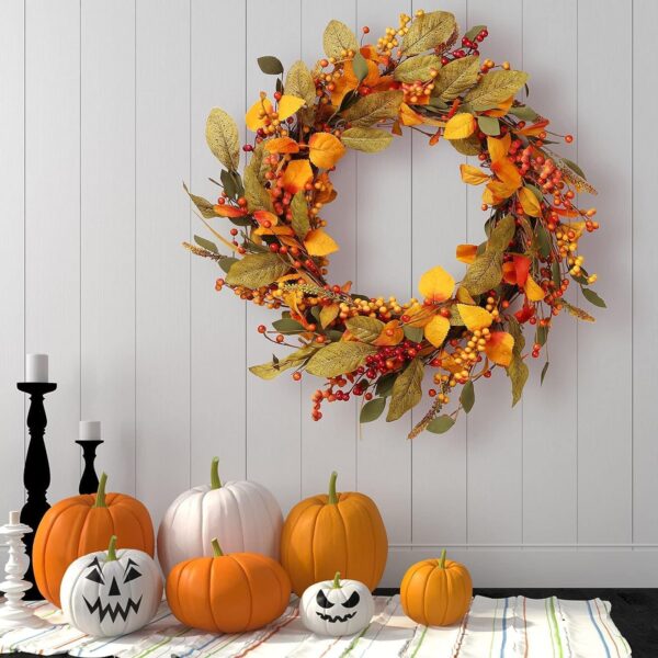 20'' Fall Wreaths for Front Door 4