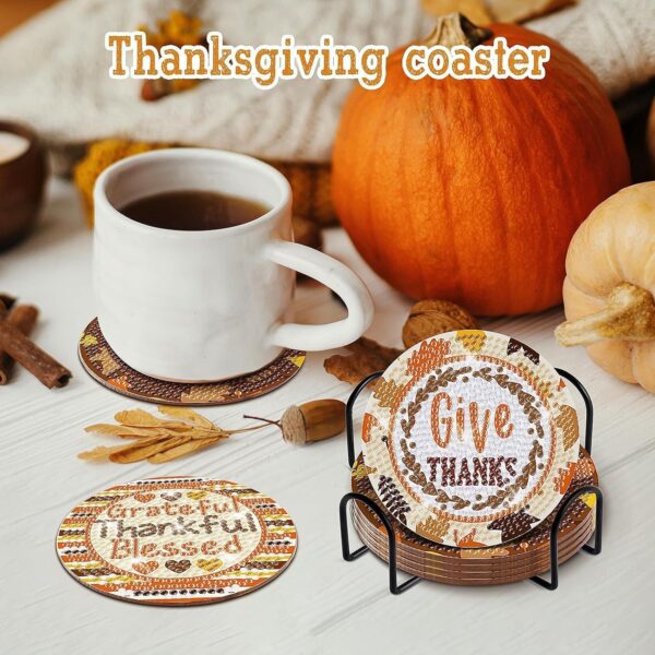 Thanksgiving Day Diamond Coasters Kits 4