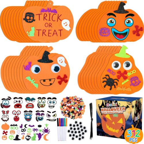 81VRkDN7qAL._AC_SL1500_ Halloween Crafts for Kids 312PCS