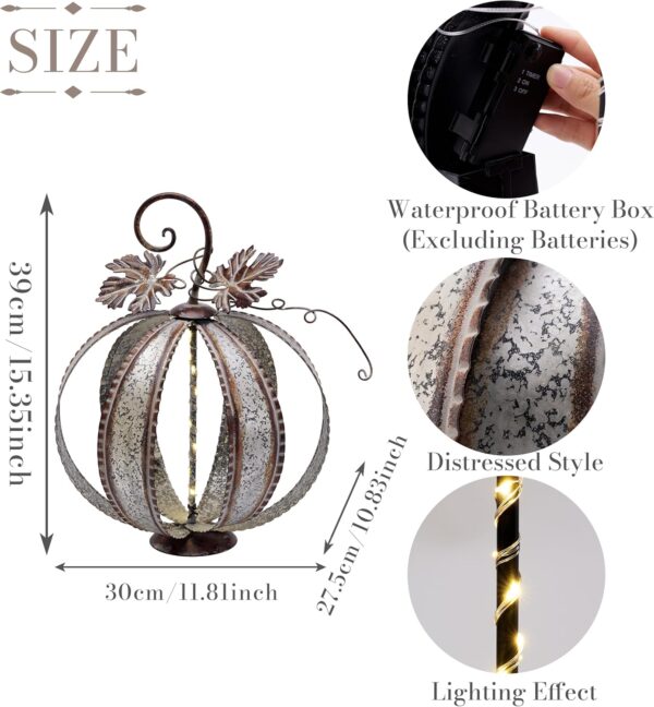 Outdoor Fall Pumpkin Decor 4