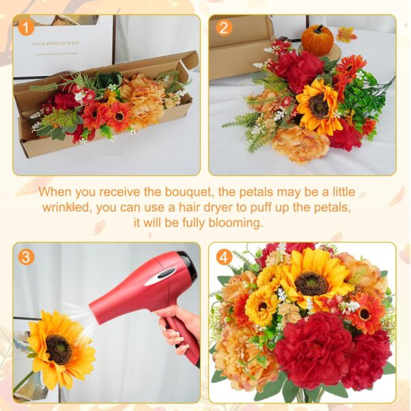 4PCS Christmas Flowers 3