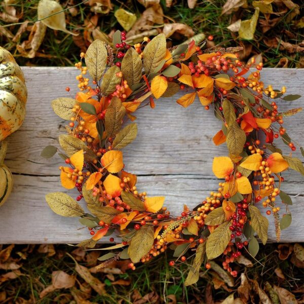 20'' Fall Wreaths for Front Door 3