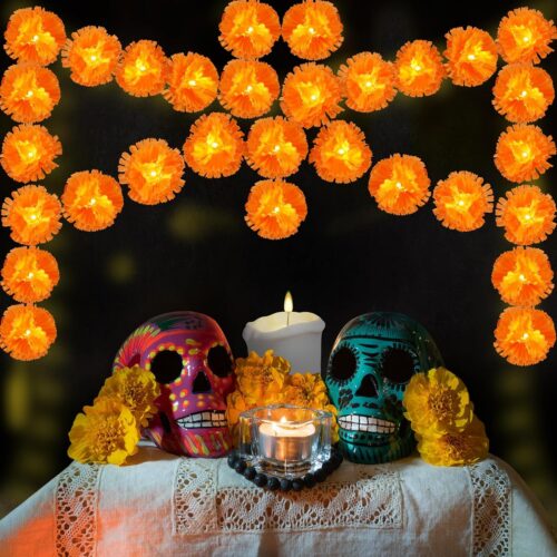 81oHTGJWVyL._AC_SL1500_ Marigold Garland 10 ft String Lights Decoration