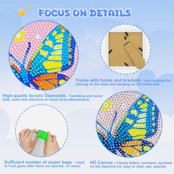 Diamond Art Kits for Kids - Crafts for Girls 8-12 5