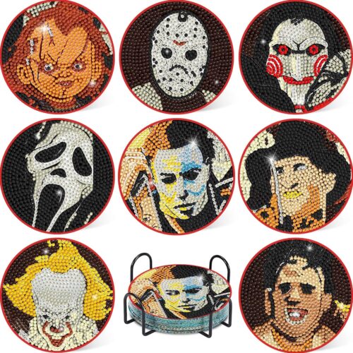 DIY Halloween Coaster Diamond Art Kits