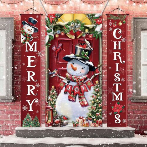 Christmas Door Decorations Snowman