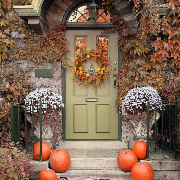 20'' Fall Wreaths for Front Door 2