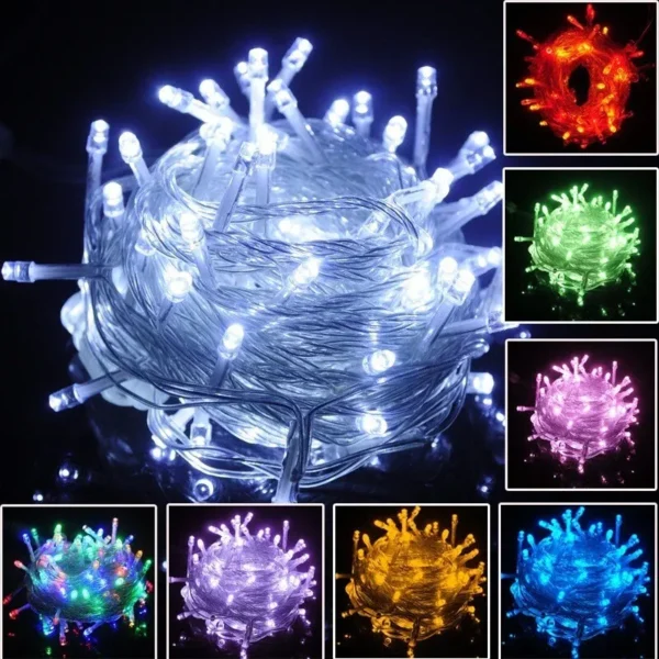Xmas LED Fairy String Lights Party Christmas Tree Waterproof 1