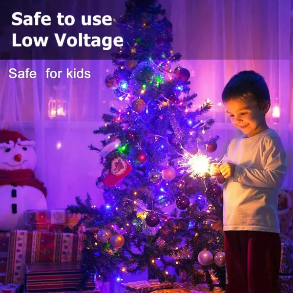 Xmas LED Fairy String Lights Party Christmas Tree Waterproof 3