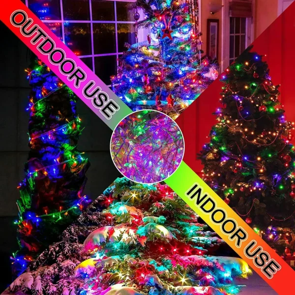 Xmas LED Fairy String Lights Party Christmas Tree Waterproof 4