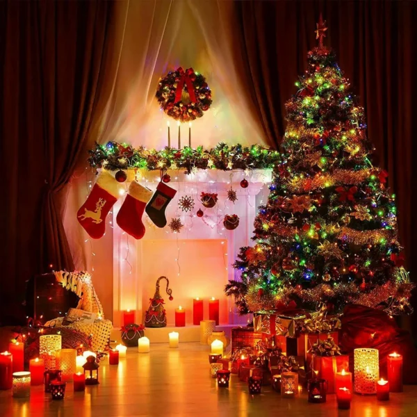 Xmas LED Fairy String Lights Party Christmas Tree Waterproof 5