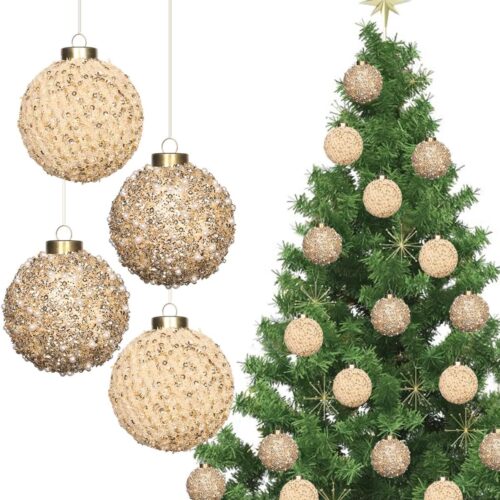 1 3.14"/80MM Christmas Ball Ornaments, 12PCS Shatterproof Christmas Tree Hanging Decorations