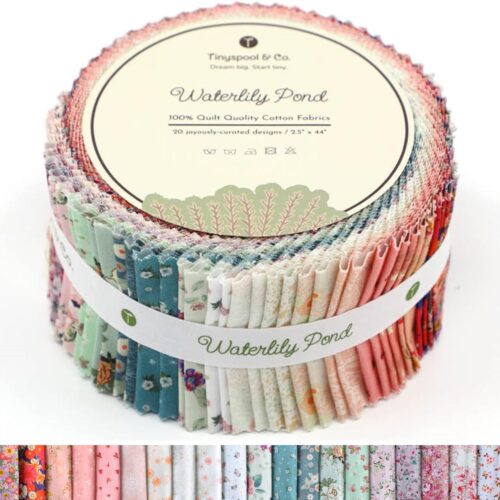 1 Fabric Strips for Quilting, Crafting, and Sewing, 40 Strip Assorted Bundle