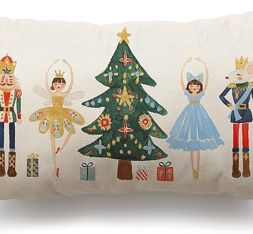 12x20 Inch Nutcracker Christmas Decor Winter Holiday Party Cushion Case
