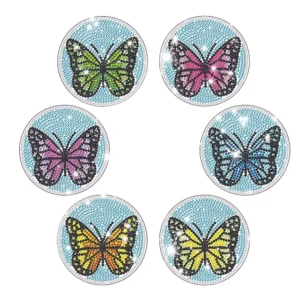 Mandala Coasters Diamond Painting Kits 6PCS Arts Crafts Kit