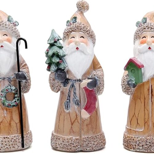 1 Santa Claus Decorative Figurine - Home Decor - Autumn Thanksgiving - Handcrafted