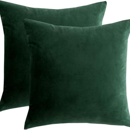 Velvet Decorative Throw Pillow Covers Cushion Cover Pillow Case for Sofa Couch Bed Chair