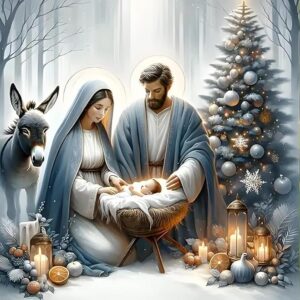 Christmas Diamond Art Kits for Adults,Jesus 5D Diamond Painting Kits for Beginners