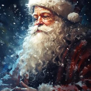 Diamond Art Kits for Adults Santa Claus, 5D Diamond Art Kit for Beginners Christmas