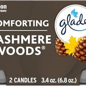 Candle Jar, Air Freshener, Cashmere Woods, 3.4 Oz, 2 Count
