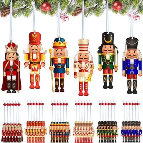 36 Pieces Christmas Nutcrackers Decorations Nutcracker Ornaments
