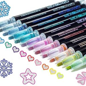 Shimmer Markers Outline Glitter Pens: 12 Christmas Stocking Stuffers